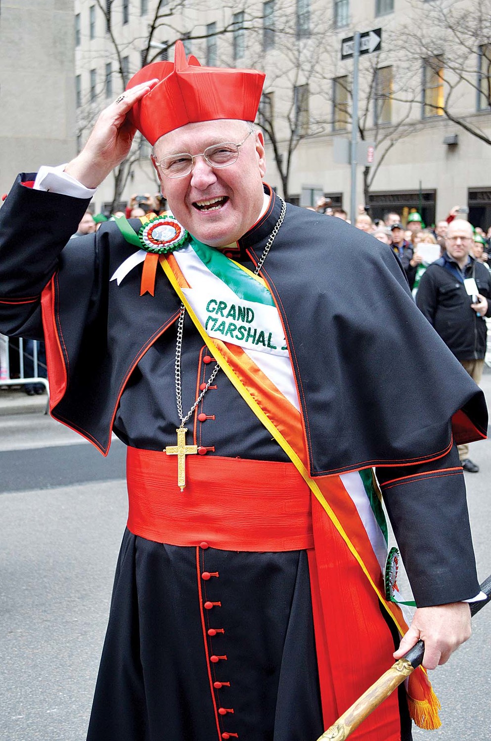 Cardinal Dolan proudly served as grand marshal of the 2015 New York City St. Patrick’s Day Parade.