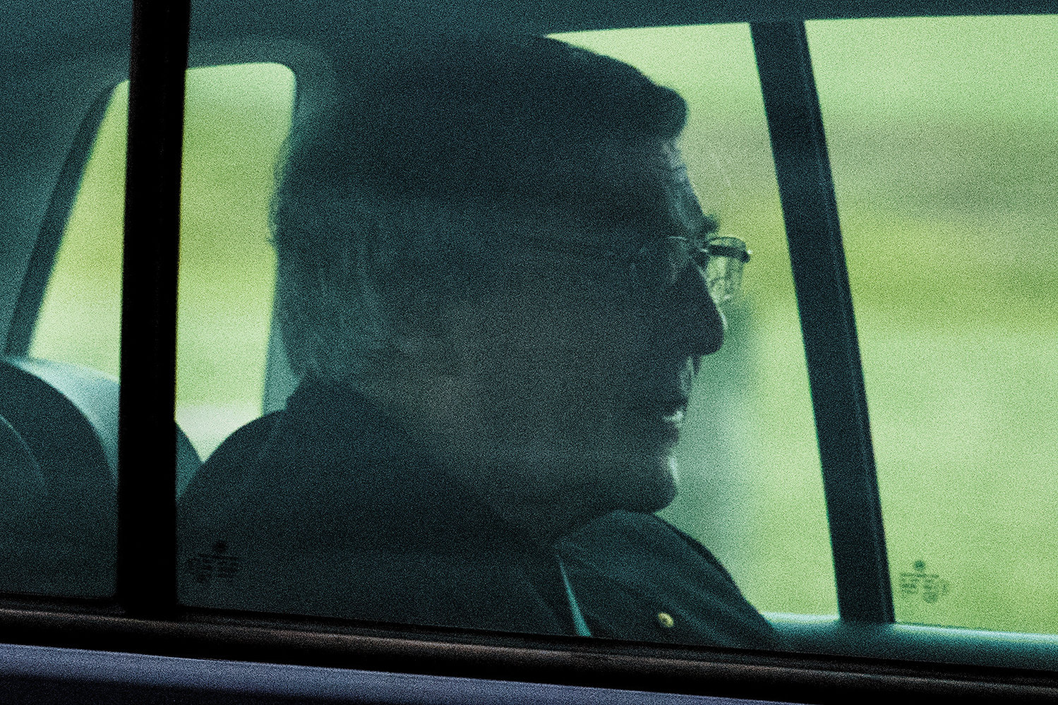 ACQUITTED—Cardinal George Pell is seen in a car after being released from Barwon prison in Geelong, Australia, April 7.