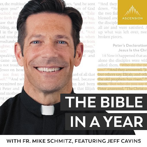 This is an illustration photo for “The Bible in a Year” podcast, which guides Catholics through the Bible in 365 daily installments.