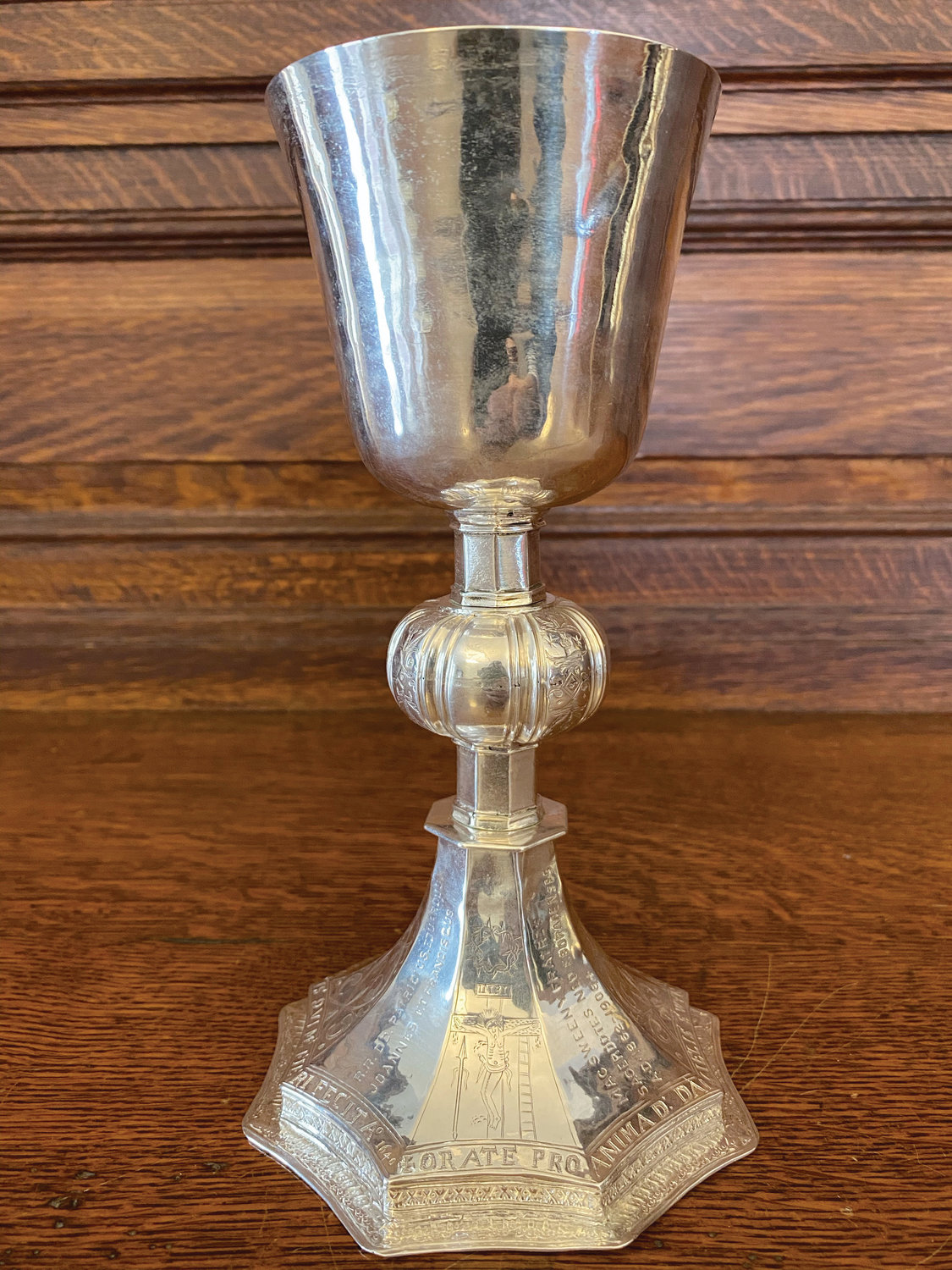 The MacSwiney Chalice, which dates back to 1640 in Ireland, was donated to St. Joseph’s Seminary in Dunwoodie in 1908 and has been used to celebrate St. Patrick’s Day Mass in St. Patrick’s Cathedral.