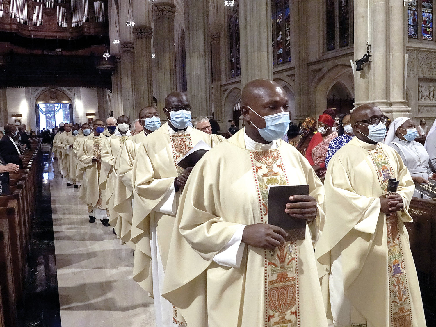 The Mass for Persecuted Christians in Africa was celebrated by Cardinal Dolan at St. Patrick’s Cathedral Sept. 9.