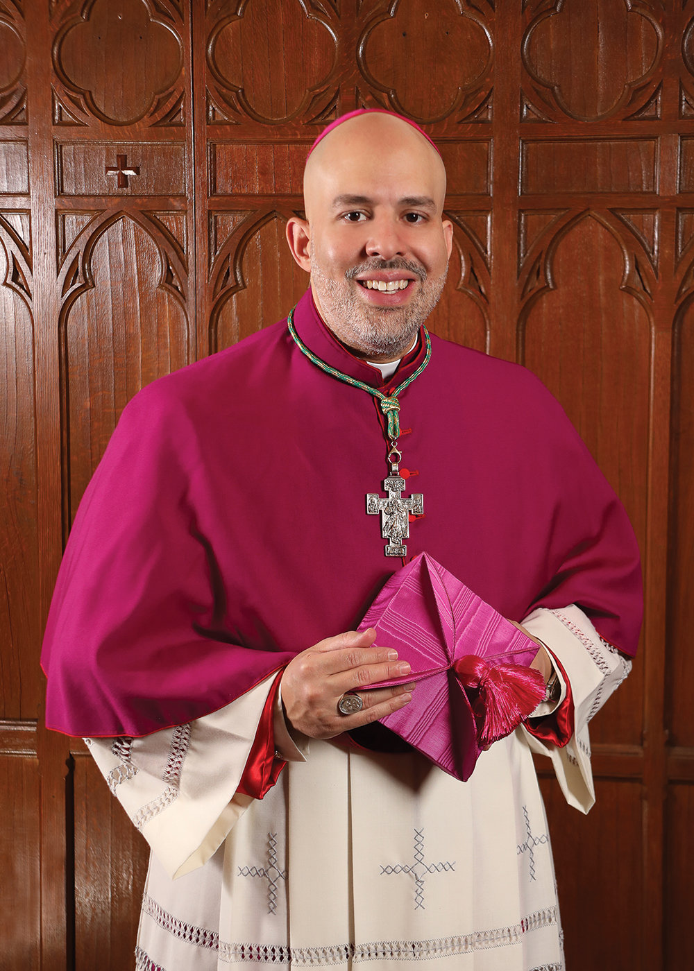 Bishop Espaillat, ordained March 1, is pictured in an official portrait.