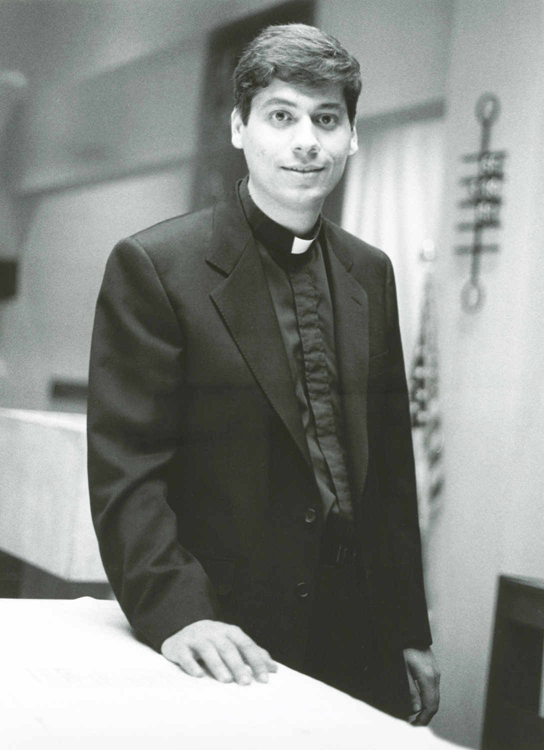 Then-Deacon John S. Bonnici is pictured in June 1991, shortly before his ordination to the priesthood.